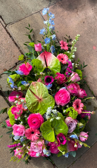 Single end spray - Colourful modern spray